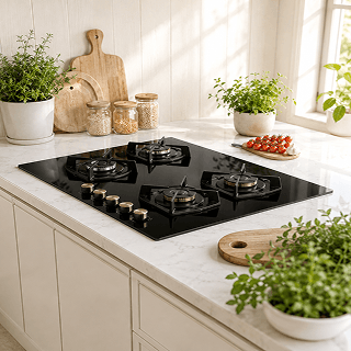 Built-in kitchen hob