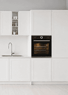 White modular kitchen