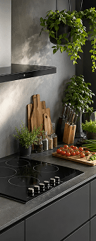Cookware on premium cooktop